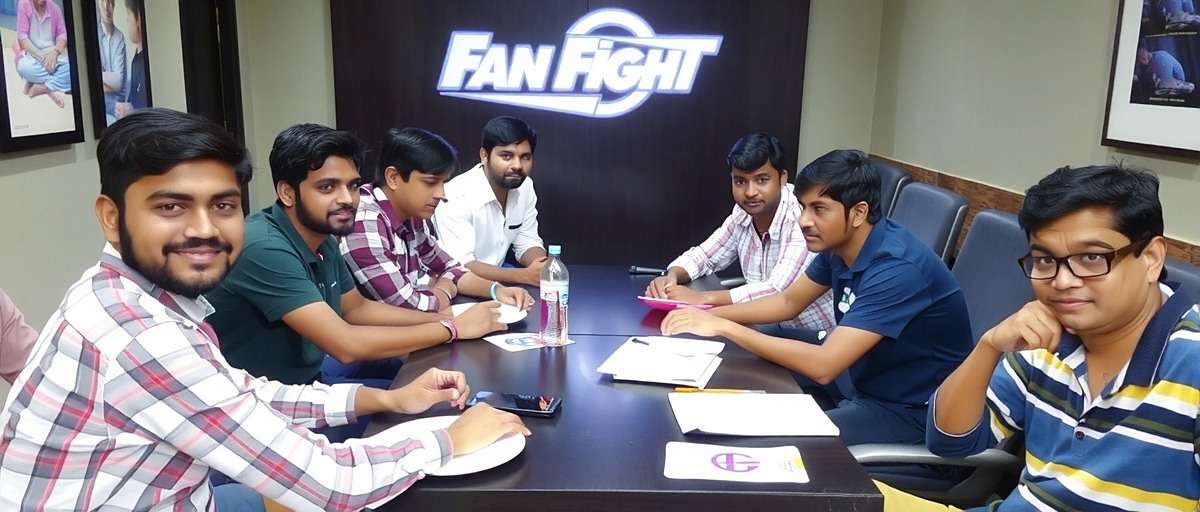 Fan Fight Community Meetup Fan Fight community meetup in Mumbai with players discussing strategies